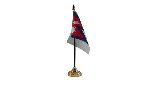 Nepal Table Flags